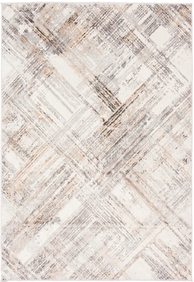 Dywan Modern Rugs - VARIOUS G505A White/D_Vizon