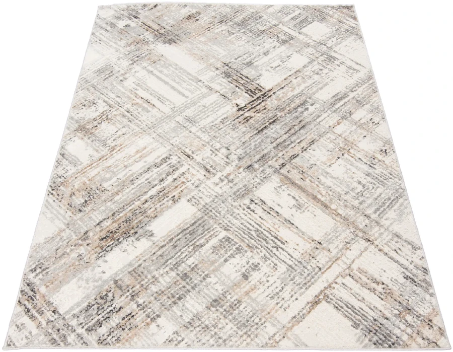 Dywan Modern Rugs - VARIOUS G505A White/D_Vizon