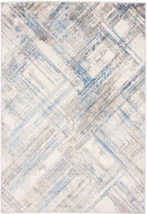 Dywan Modern Rugs - VARIOUS G505B White/D_Blue