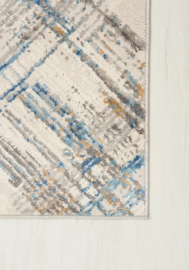 Dywan Modern Rugs - VARIOUS G505B White/D_Blue