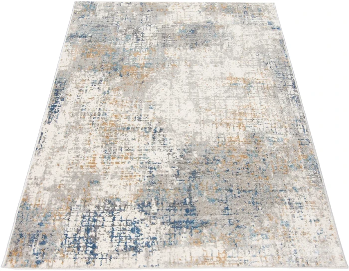 Dywan Modern Rugs - VARIOUS G512B White/D_Blue