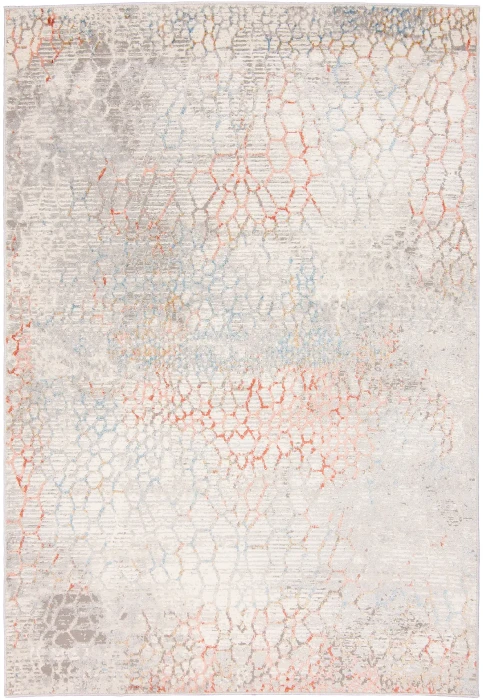 Dywan Modern Rugs - VARIOUS G513C White/Salmon