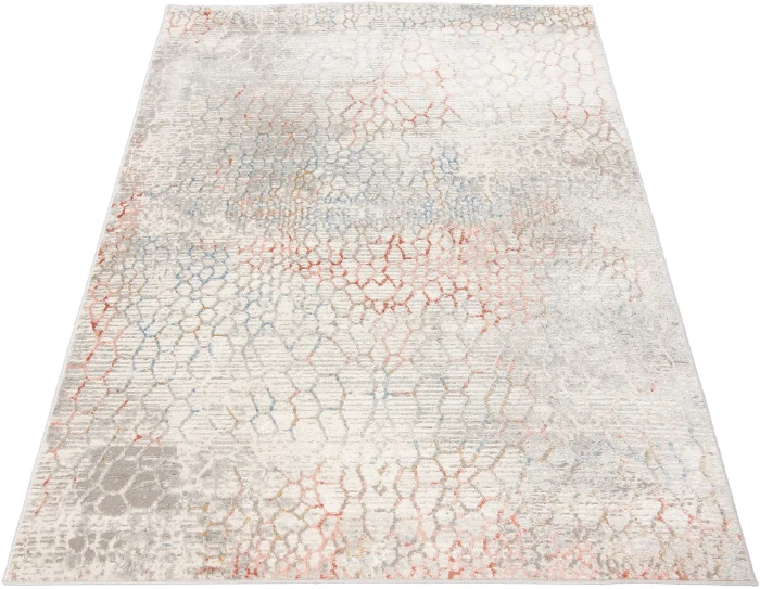 Dywan Modern Rugs - VARIOUS G513C White/Salmon