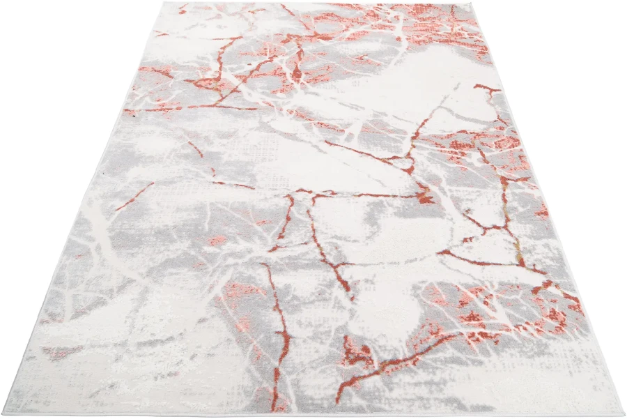 Dywan Modern Rugs - VARIOUS R216A L_Gray/Salmon