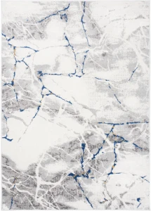 Dywan Modern Rugs - VARIOUS R216B L_Gray/D_Blue