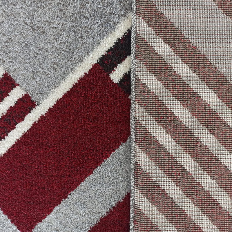 Dywan Art Rugs - ADORE 03 Szaro-Czerwony
