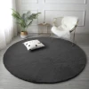 Dywan Pluszowy Art Rugs - RABBIT DeepGrey Koło