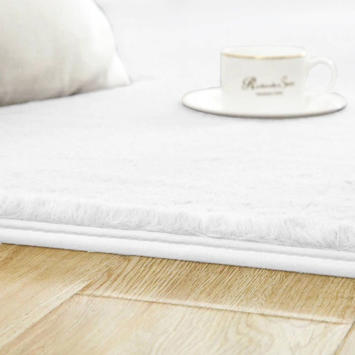 Dywan Pluszowy Art Rugs - RABBIT White