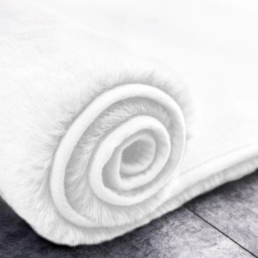 Dywan Pluszowy Art Rugs - RABBIT White