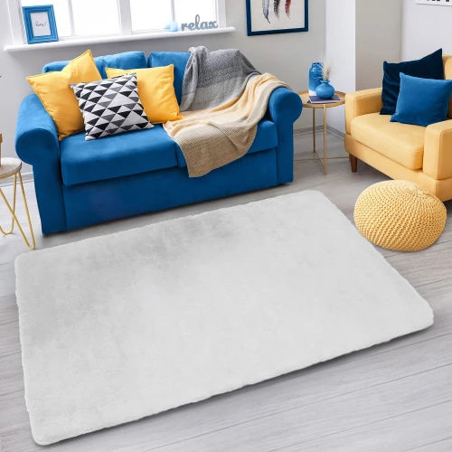 Dywan Pluszowy Art Rugs - RABBIT White