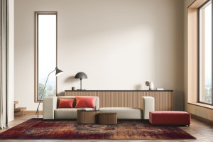 Dywan Agnella Isfahan - BASZRA Bordo