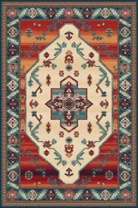 Dywan Agnella Isfahan - Tereus Szmaragd