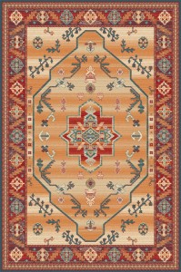 Dywan Agnella Isfahan - Tereus Miedziany