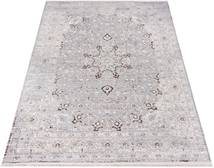Dywan Modern Rugs - ELEGANCE K892D L.Grey/White