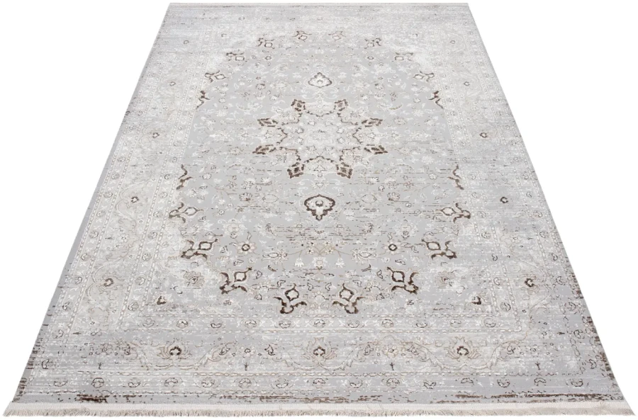 Dywan Modern Rugs - ELEGANCE K892D L.Grey/White