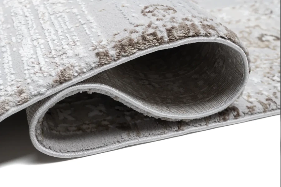 Dywan Modern Rugs - ELEGANCE K892D L.Grey/White