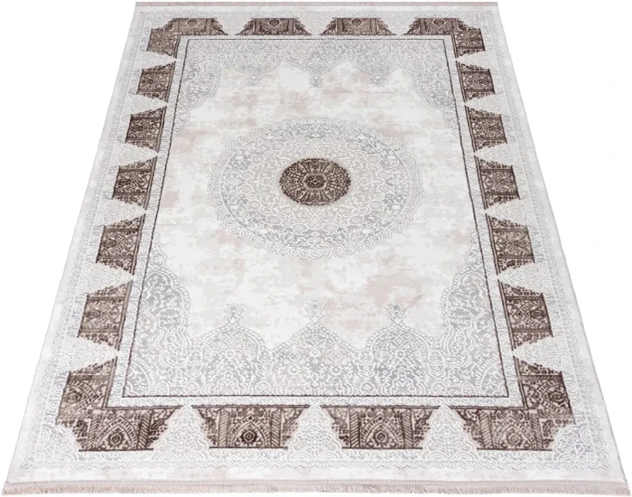Dywan Modern Rugs - ELEGANCE N761A Cram/Brown