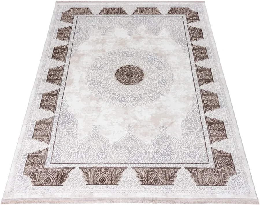 Dywan Modern Rugs - ELEGANCE N761A Cram/Brown