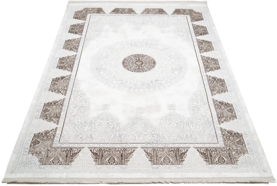 Dywan Modern Rugs - ELEGANCE N761A Cram/Brown
