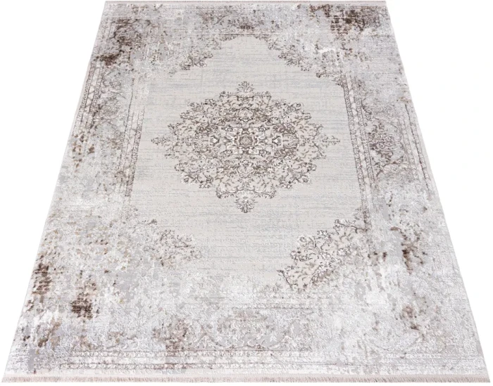 Dywan Modern Rugs - ELEGANCE K895D Cream/L.Gray