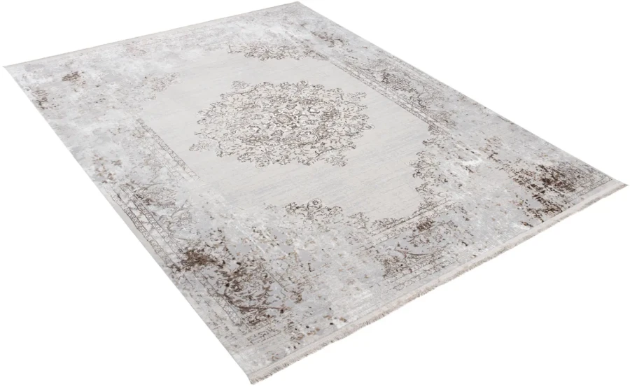 Dywan Modern Rugs - ELEGANCE K895D Cream/L.Gray
