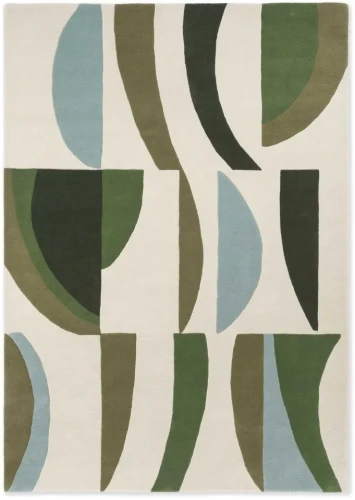 Dywan Harlequin - TORILLO 143907 Emerald/Azul