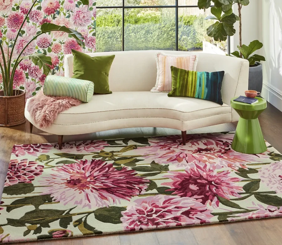 Dywan Harlequin - DAHLIA 142402 Fuchsia Palm