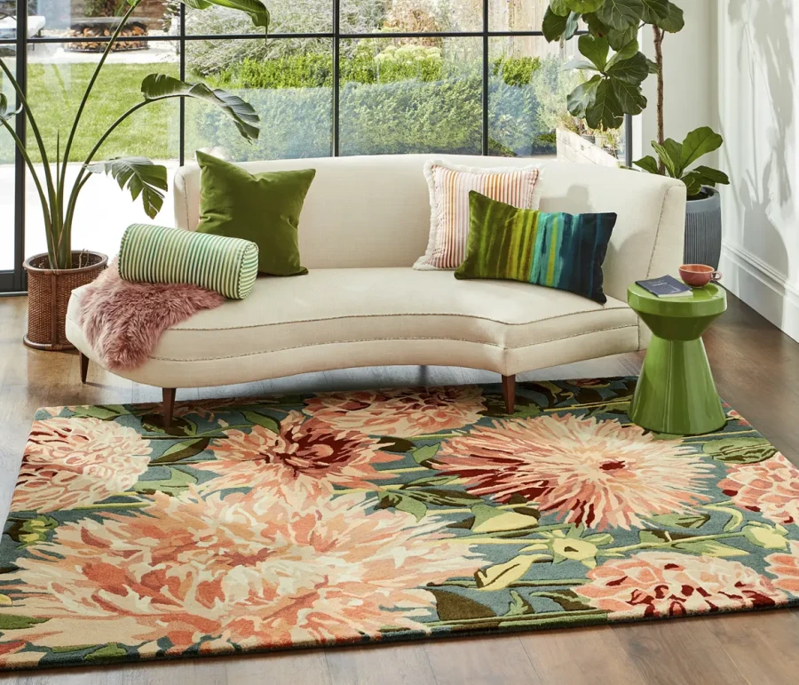Dywan Harlequin - DAHLIA 142408 Coral Wilderness