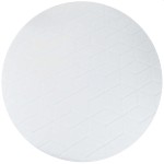 Dywan Pluszowy Okrągły Art Rugs - RABBIT 3D Biały