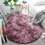 Dywan Pluszowy Okrągły Art Rugs - PLUSH Czerwony