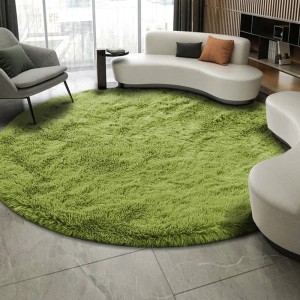 Dywan Pluszowy Okrągły Art Rugs - PLUSH Green Grass