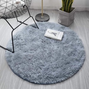 Dywan Pluszowy Okrągły Art Rugs - PLUSH  Silver Fur