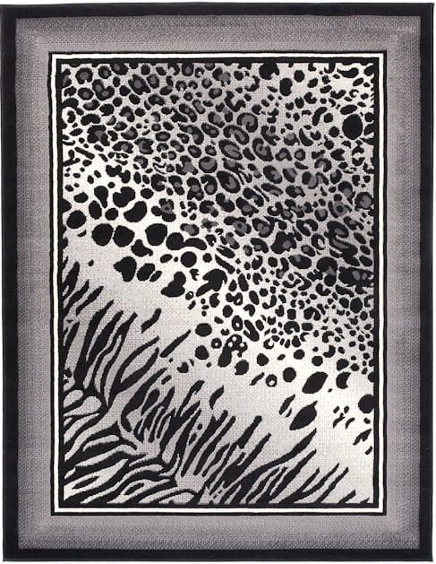 Dywan Modern Rugs - STANDARD J317B Black