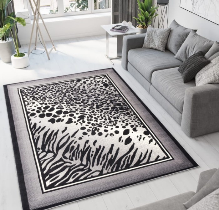 Dywan Modern Rugs - STANDARD J317B Black