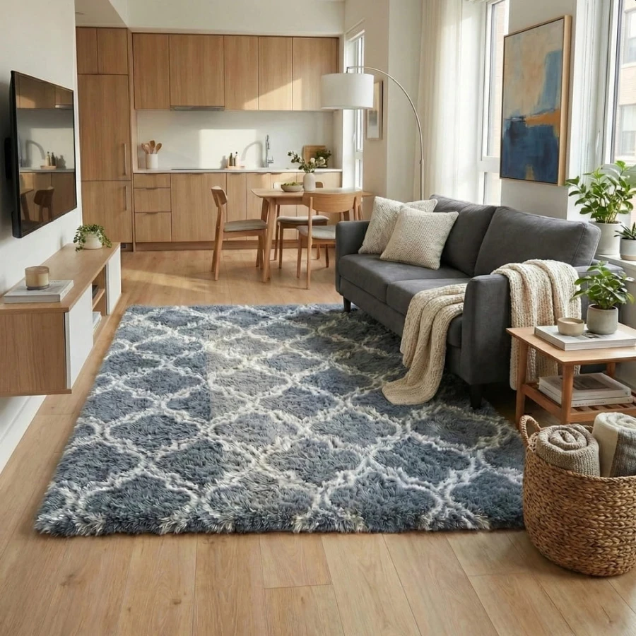 Dywan Pluszowy Art Rugs - MARRAKESH Srebrny