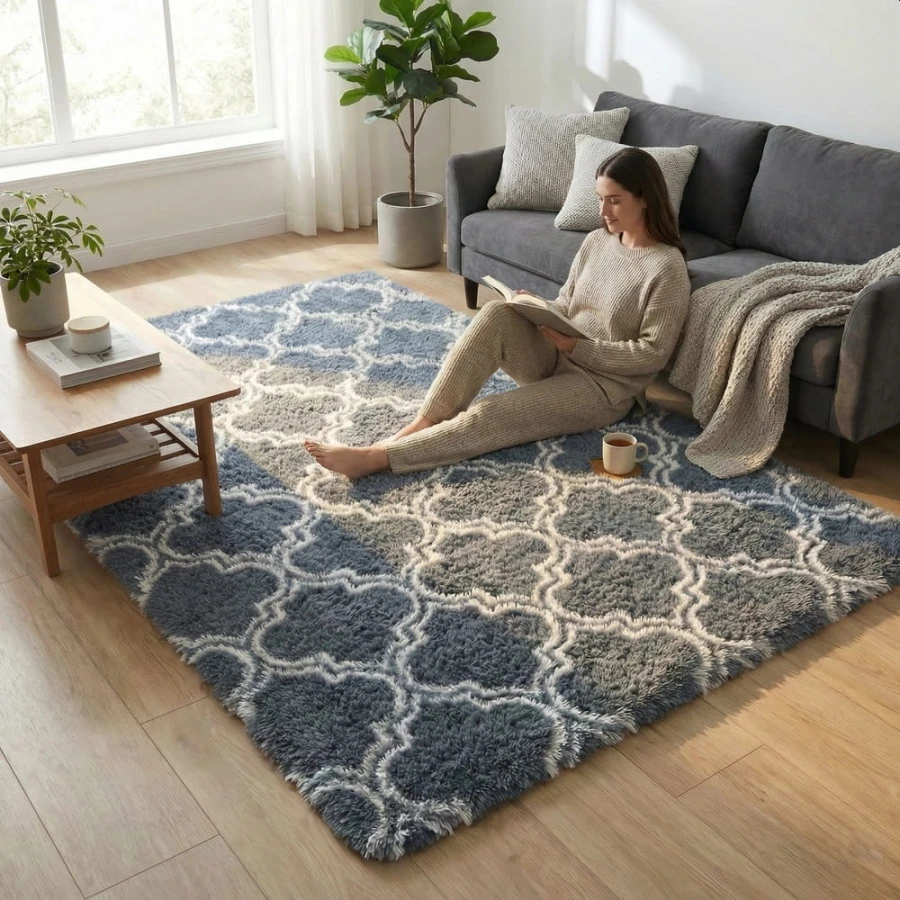 Dywan Pluszowy Art Rugs - MARRAKESH Srebrny