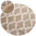 Dywan Pluszowy Okrągły Art Rugs - MARRAKESH Beżowy