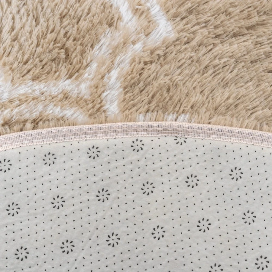 Dywan Pluszowy Okrągły Art Rugs - MARRAKESH Beżowy