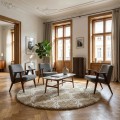 Dywan Pluszowy Okrągły Art Rugs - MARRAKESH Beżowy
