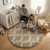 Dywan Pluszowy Okrągły Art Rugs - MARRAKESH Beżowy