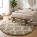Dywan Pluszowy Okrągły Art Rugs - MARRAKESH Beżowy