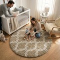 Dywan Pluszowy Okrągły Art Rugs - MARRAKESH Beżowy