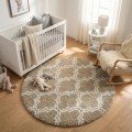 Dywan Pluszowy Okrągły Art Rugs - MARRAKESH Beżowy