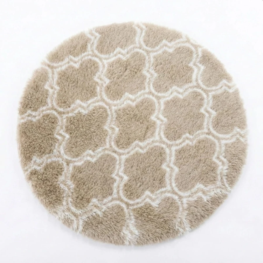 Dywan Pluszowy Okrągły Art Rugs - MARRAKESH Beżowy