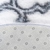 Dywan Pluszowy Okrągły Art Rugs - MARRAKESH Biały