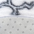 Dywan Pluszowy Okrągły Art Rugs - MARRAKESH Biały