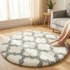 Dywan Pluszowy Okrągły Art Rugs - MARRAKESH Biały