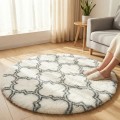 Dywan Pluszowy Okrągły Art Rugs - MARRAKESH Biały