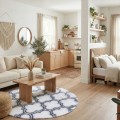 Dywan Pluszowy Okrągły Art Rugs - MARRAKESH Biały