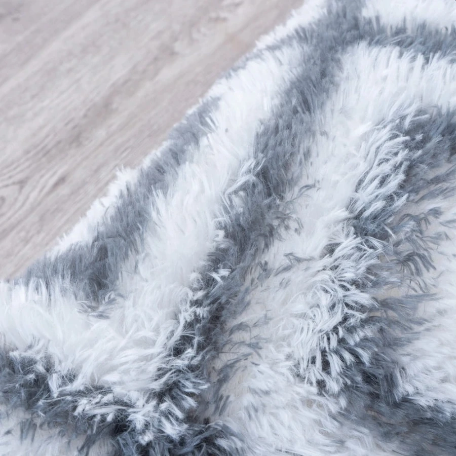 Dywan Pluszowy Okrągły Art Rugs - MARRAKESH Biały